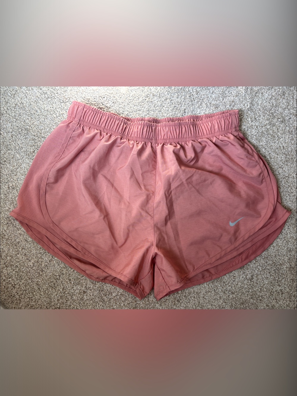 Nike Women's Dusty Rose Running Shorts with Elastic Waist